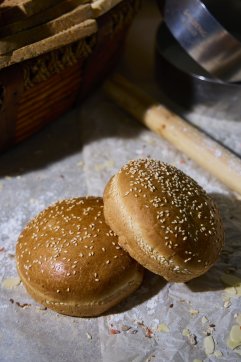 Булочки для гамбургеров (блестящие)